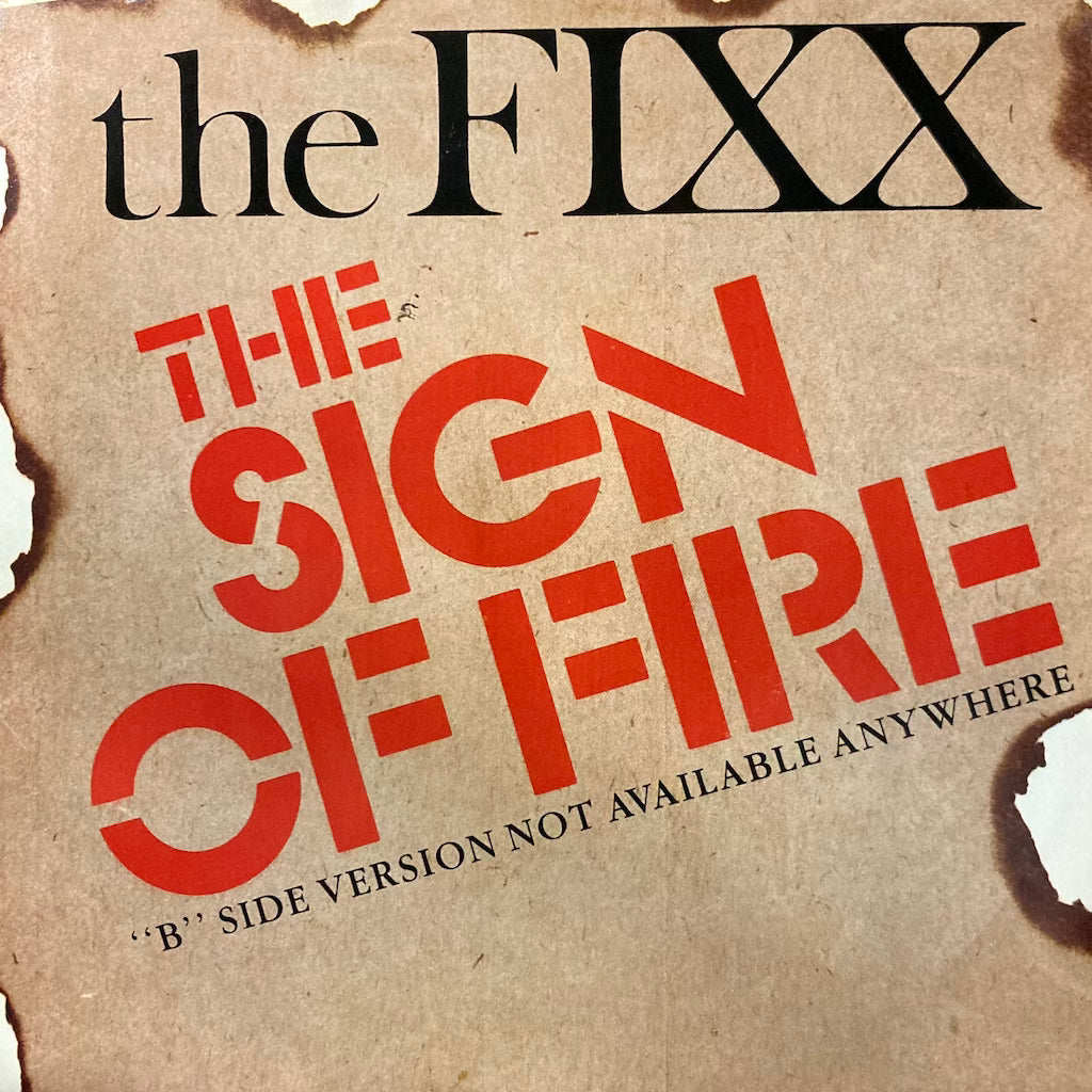 the FlXX - The Sign Of Fire/Saved By Zero (Live) [7"]