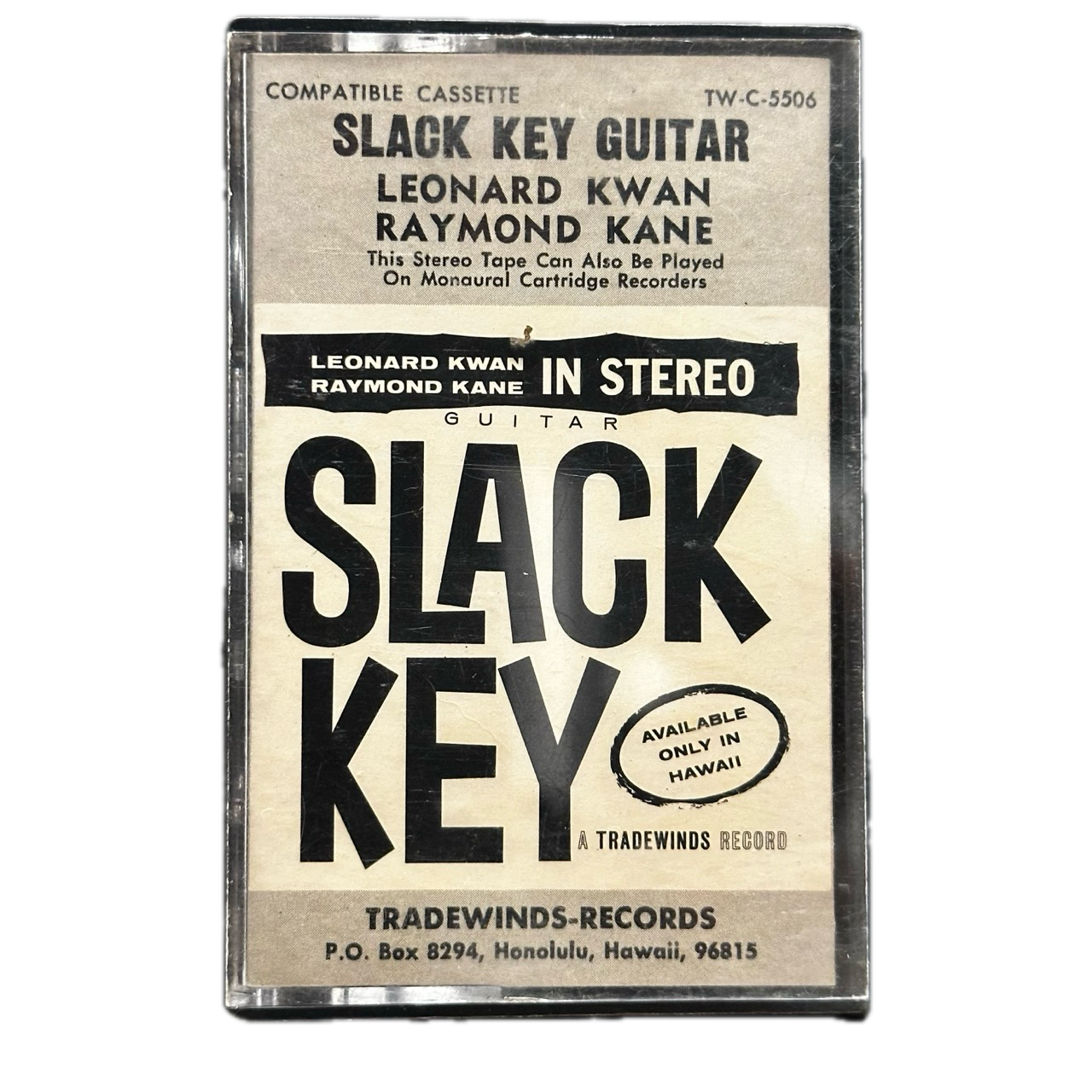 Leonard Kwan And Raymond Kane – Slack Key Guitar In Stereo [Cassette]