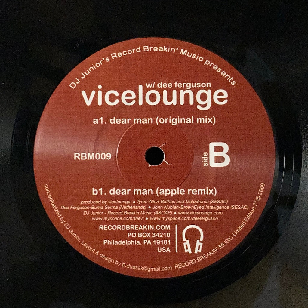 Viceloune with Dee Ferguson - Dear Man/Dear Man RMX 7"