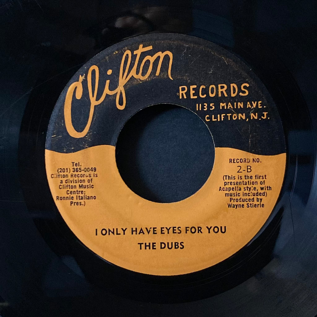 The Dubs - Where Do We Go From Here/I Only Have Eyes For You 7"