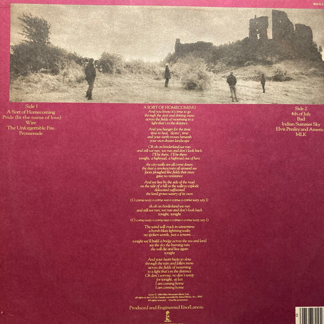 U2 - The Unforgettable Fire