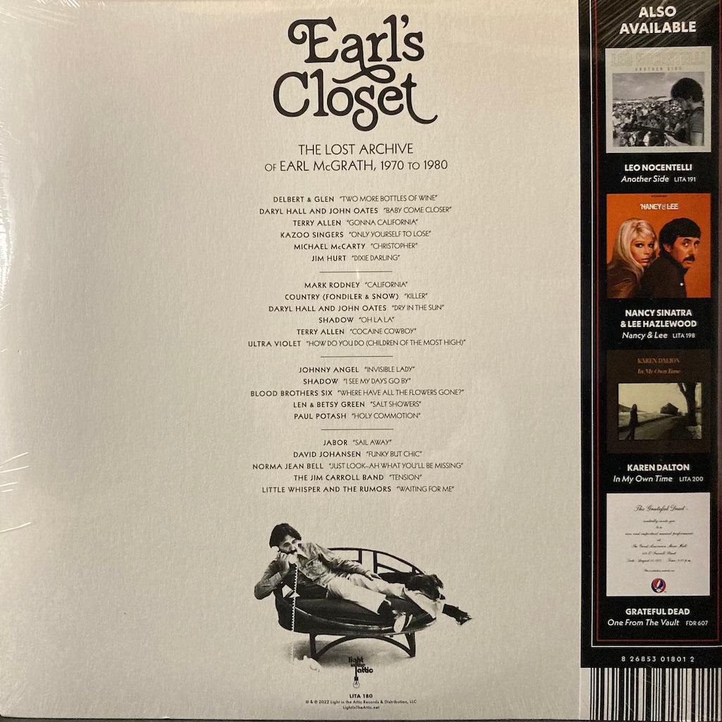 Earl Closet - The Lost Archive of Earls McGrath, 1970 to 1980 [SEALED]