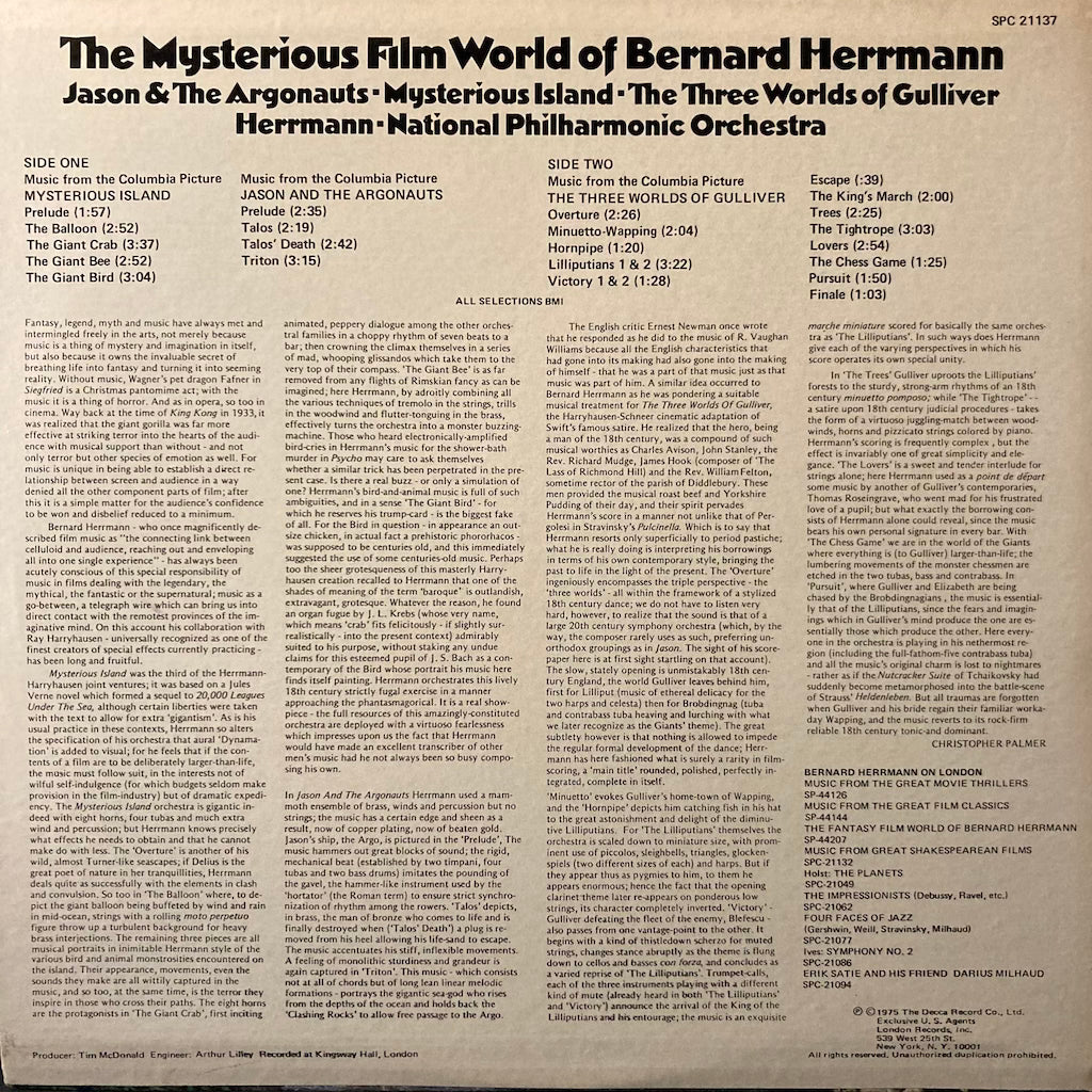 Bernard Herrmann - The Mysterious Film World Of Bernard Herrmann