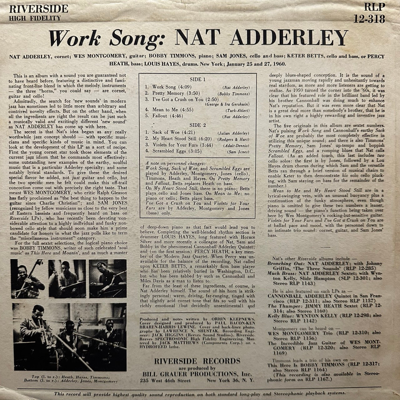 Nat Adderley – Work Song