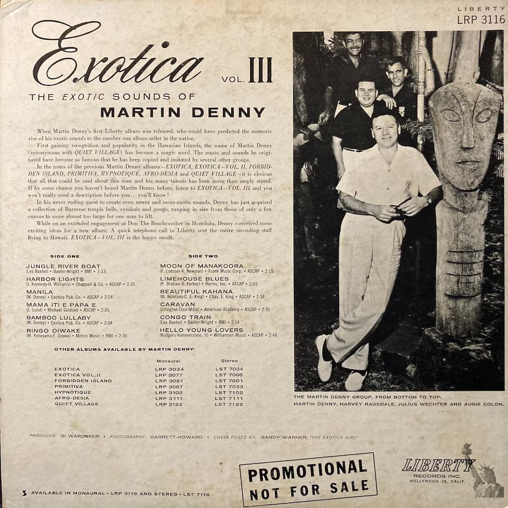 The Exotic Sounds of Martin Denny - Exotica Vol.III