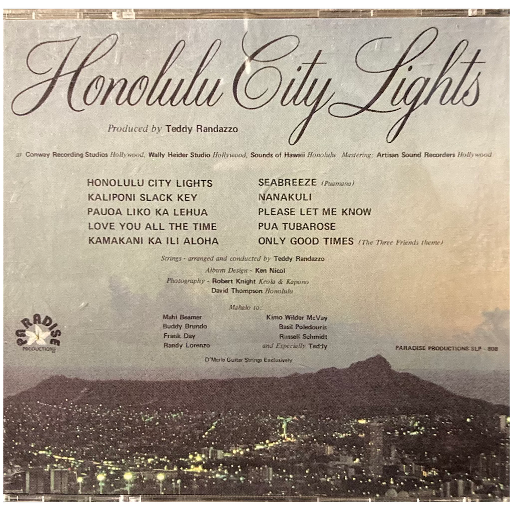 Keola & Kapono Beamer - Honolulu City Lights [CD]