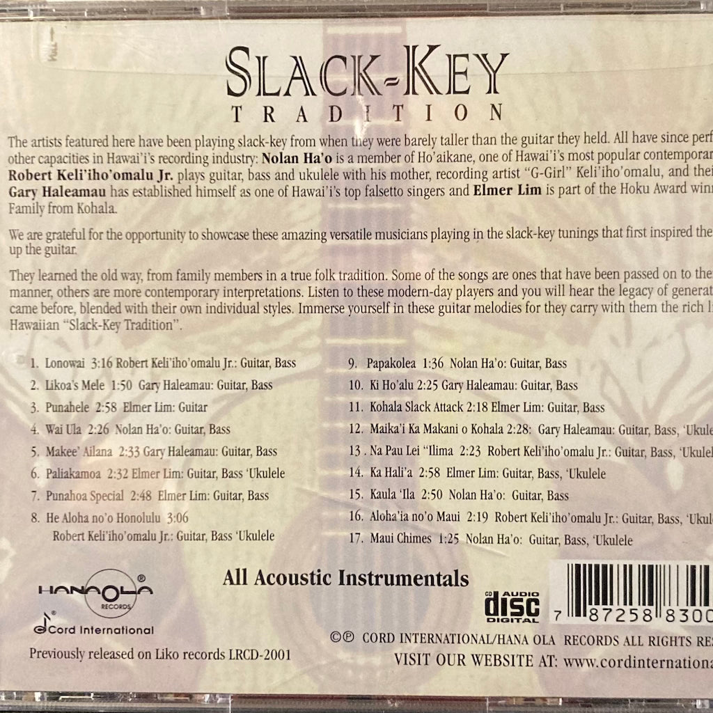 V/A - Slack Key Tradition [SEALED - CD]