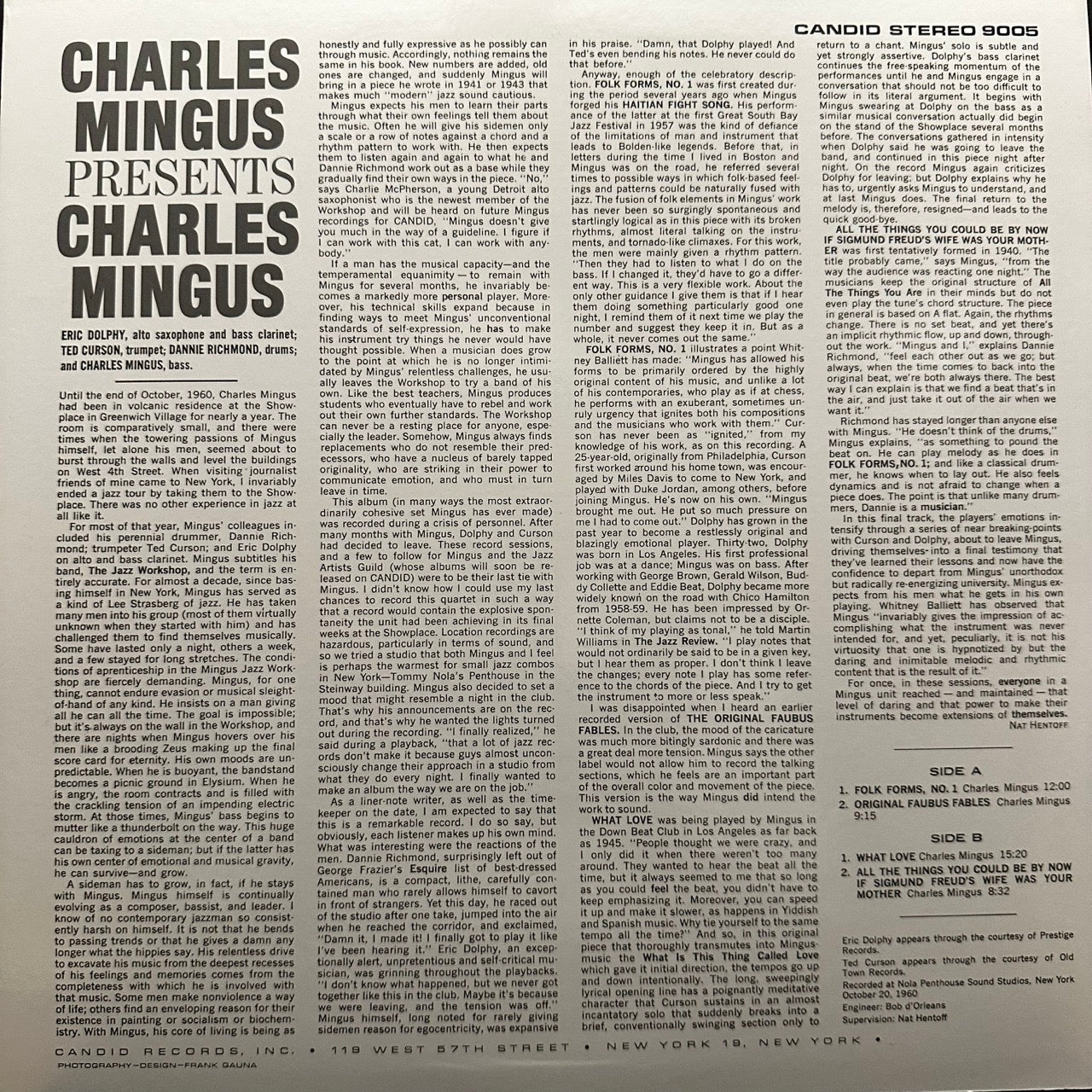 Charles Mingus – Presents Charles Mingus
