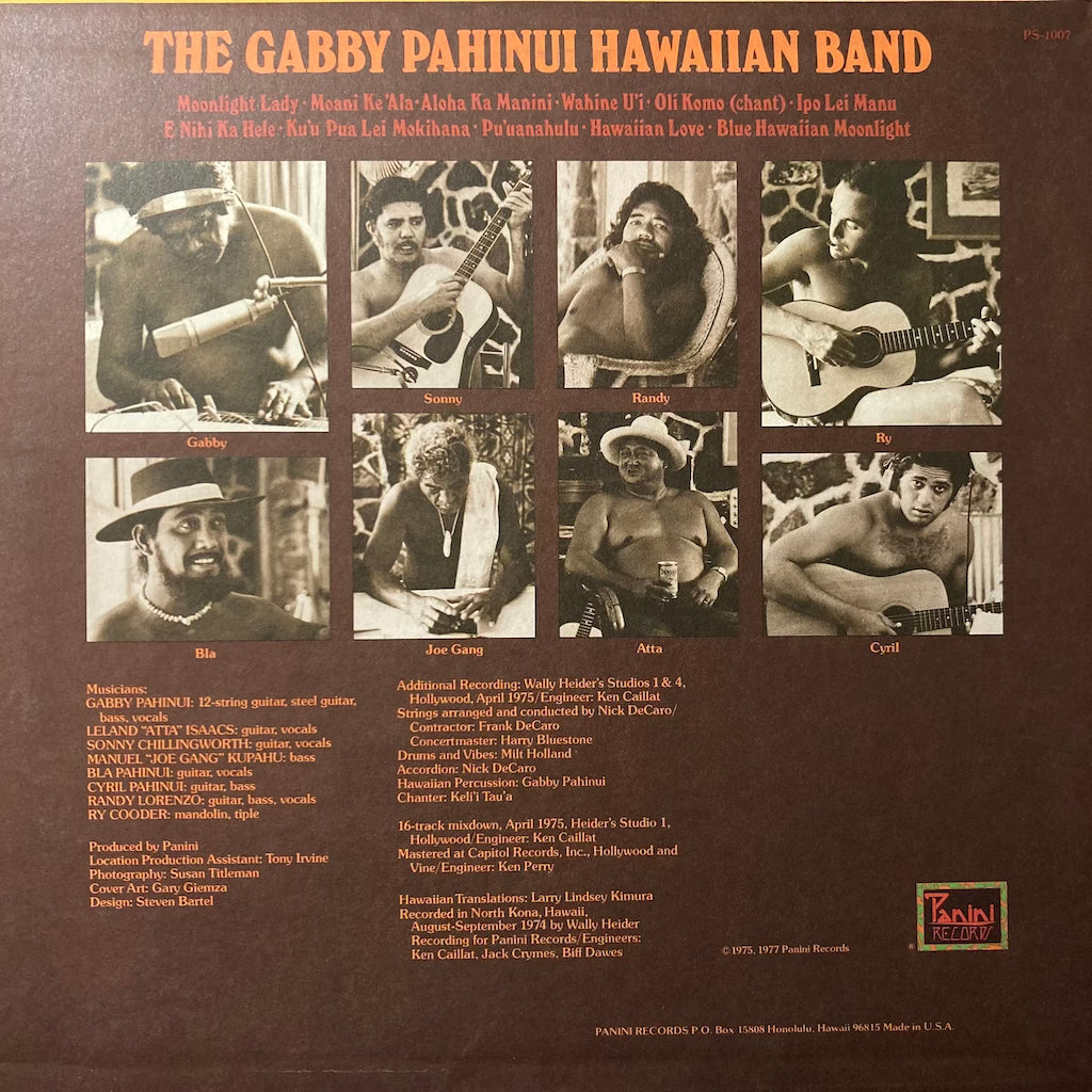 Gabby Pahinui - The Gabby Pahinuo Hawaiian Band Vol.1