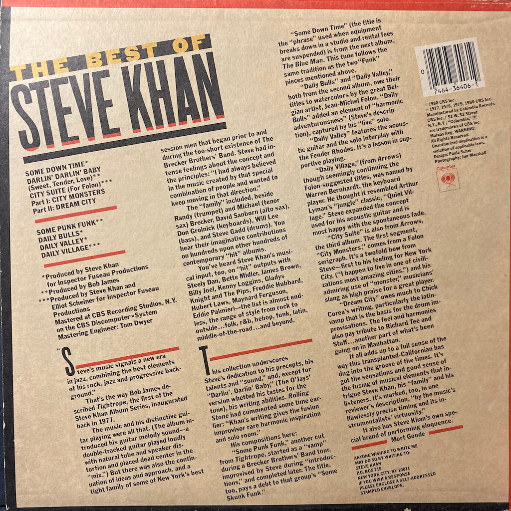 Steve Khan - The Best Of Steve Khan