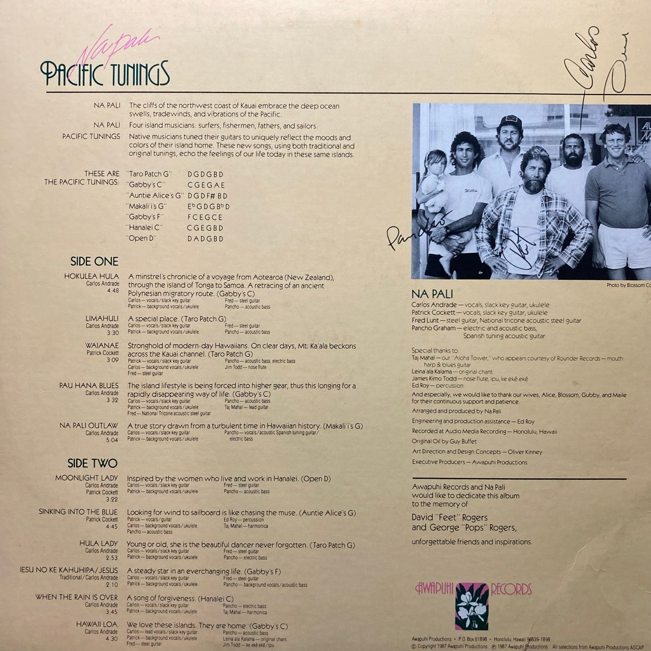 Na Pali - Pacific Tunings [Signed]
