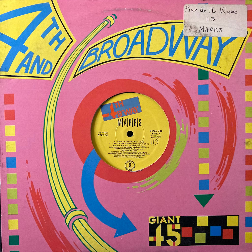 MARRS - Pump Up The Volume/Antina 12"