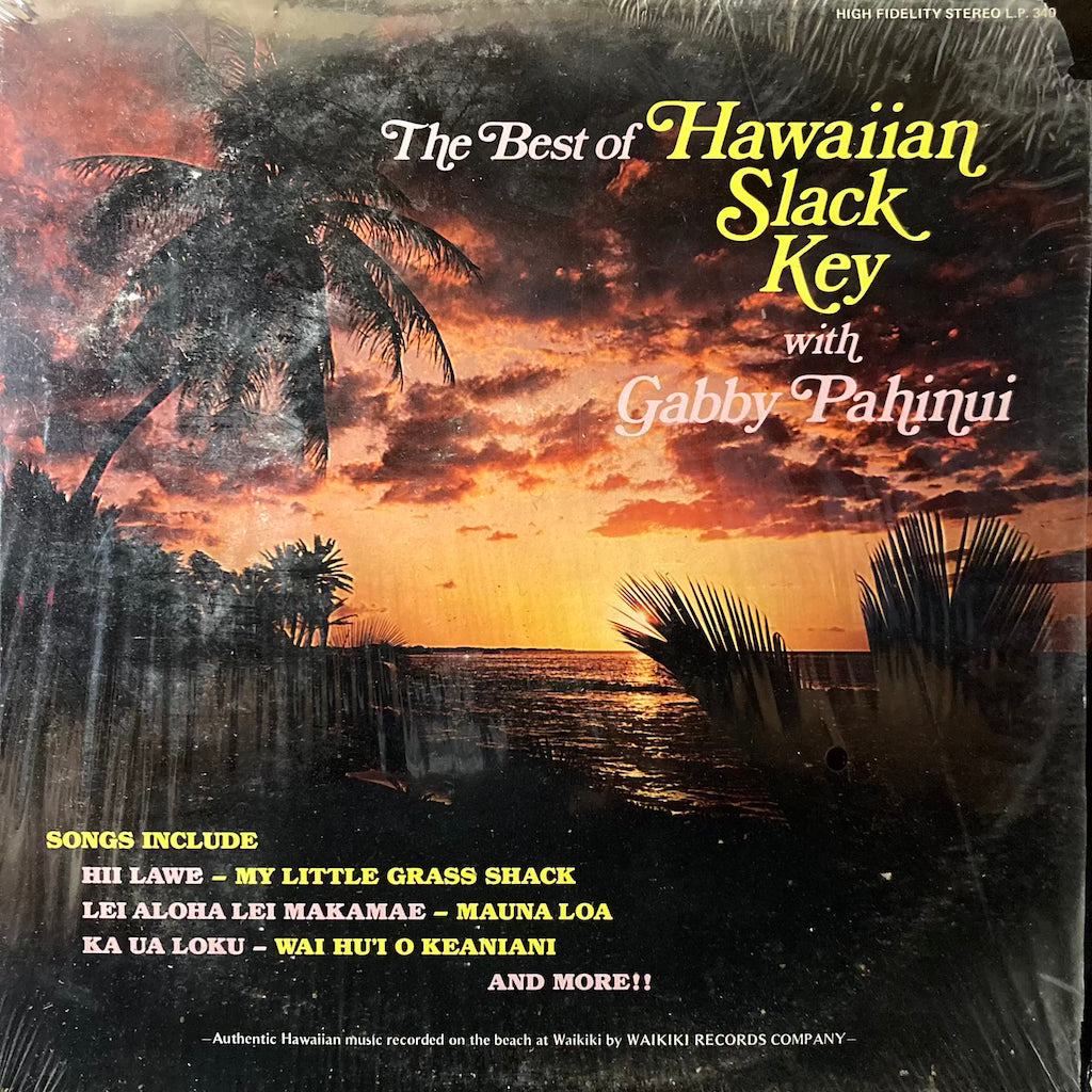 Gabby Paninui - The Best Of Hawaiian Slack Key with Gabby Pahinui