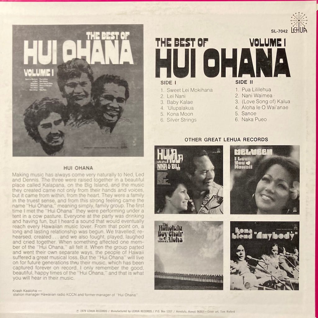 Hui Ohana - The Best of Hui Ohana Volume 1