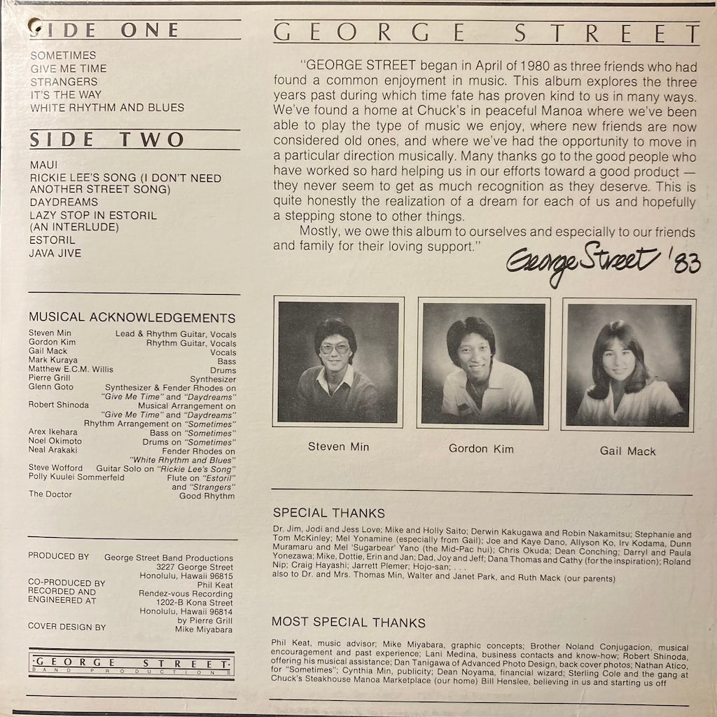 George Street - Living On Daydreams [Sealed]