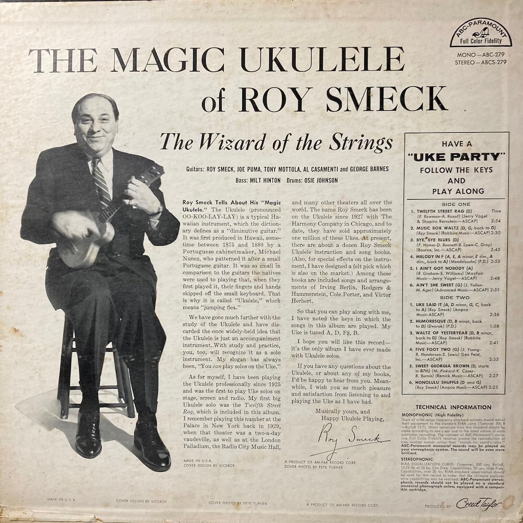 Roy Smeck - The Magic Ukulele of Roy Smeck