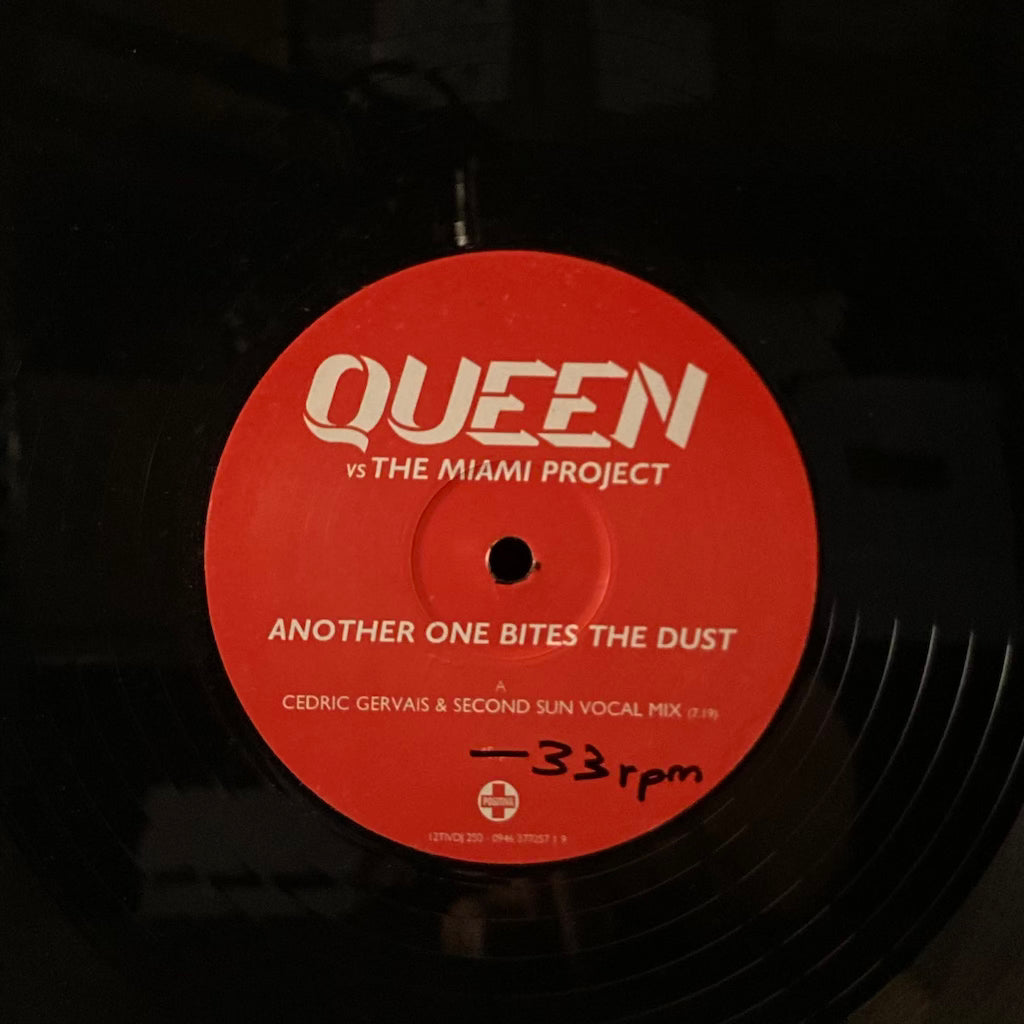 Queen vs The Miami Project - Another One Bites The Dust 12"