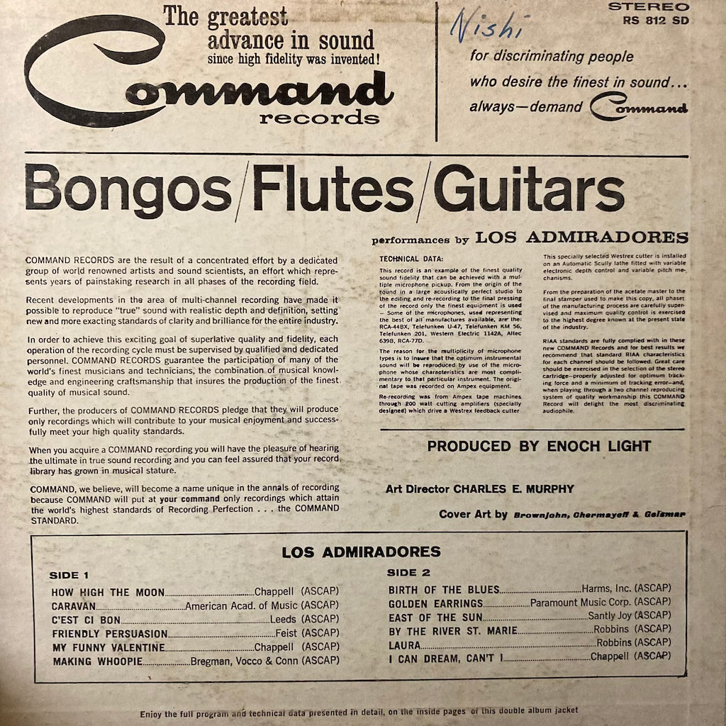 Los Admiradores - Bongos/Flutes/Guitars