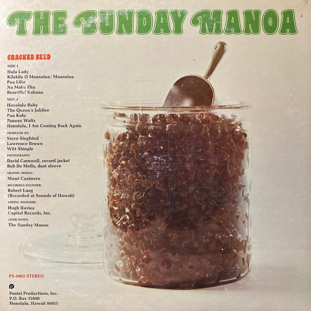 The Sunday Manoa - Cracked Seed