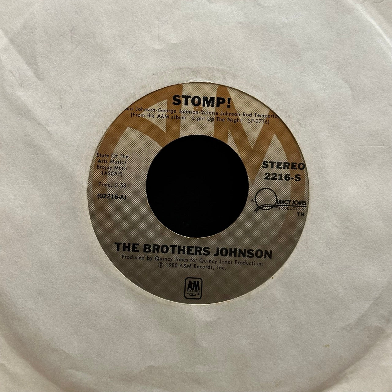 The Brothers Johnson – Stomp! / Let's Swing [7"]