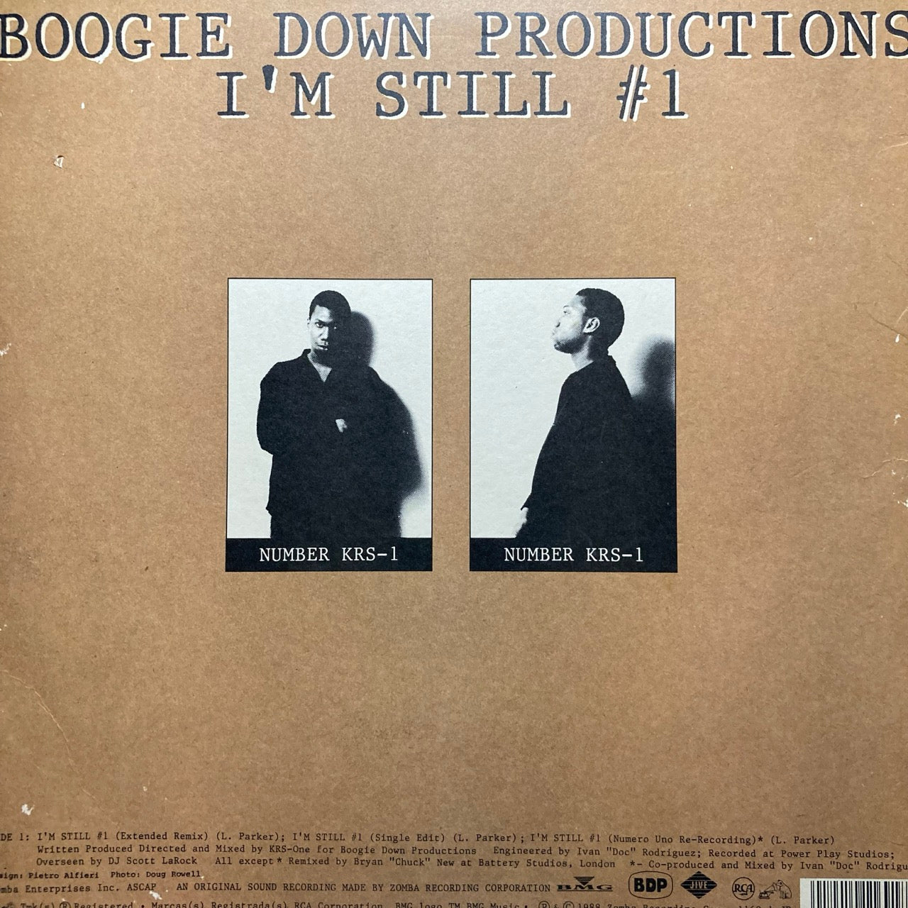 KRS-One - Jack of Spades  / I'm Still #1[12"]