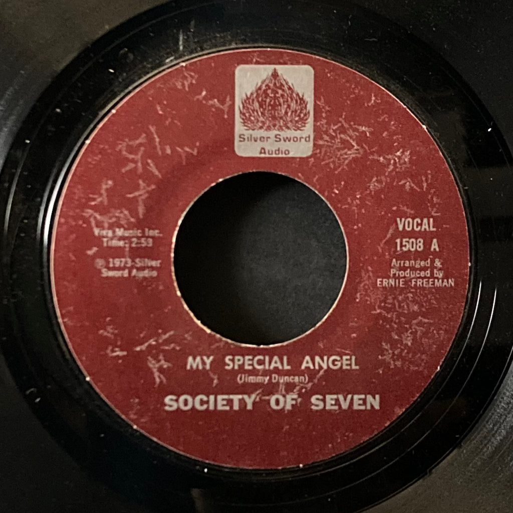 Society Of Seven - My Special Angel/I Got A Woman 7"