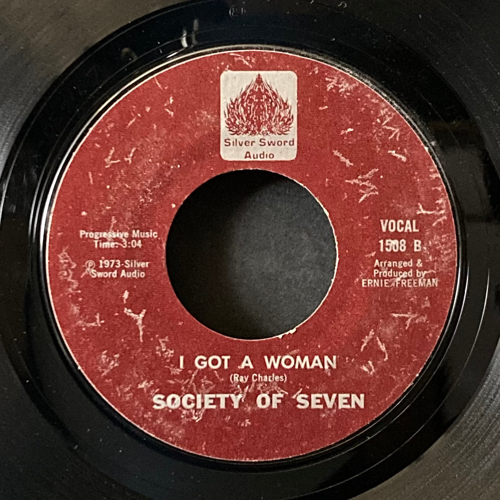 Society Of Seven - My Special Angel/I Got A Woman 7"