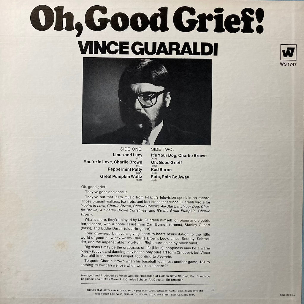 Vince Guaraldi - Oh Good Grief!