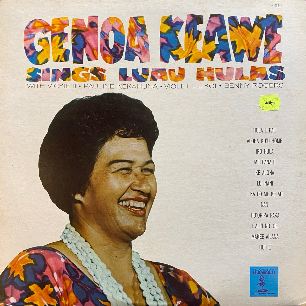 Genoa Keawe – Genoa Keawe Sings Luau Hulas