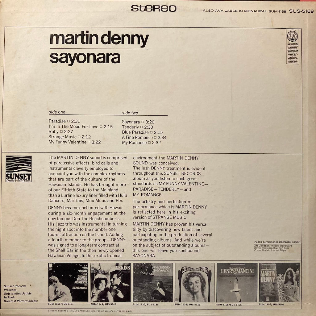 Martin Denny - Sayonara