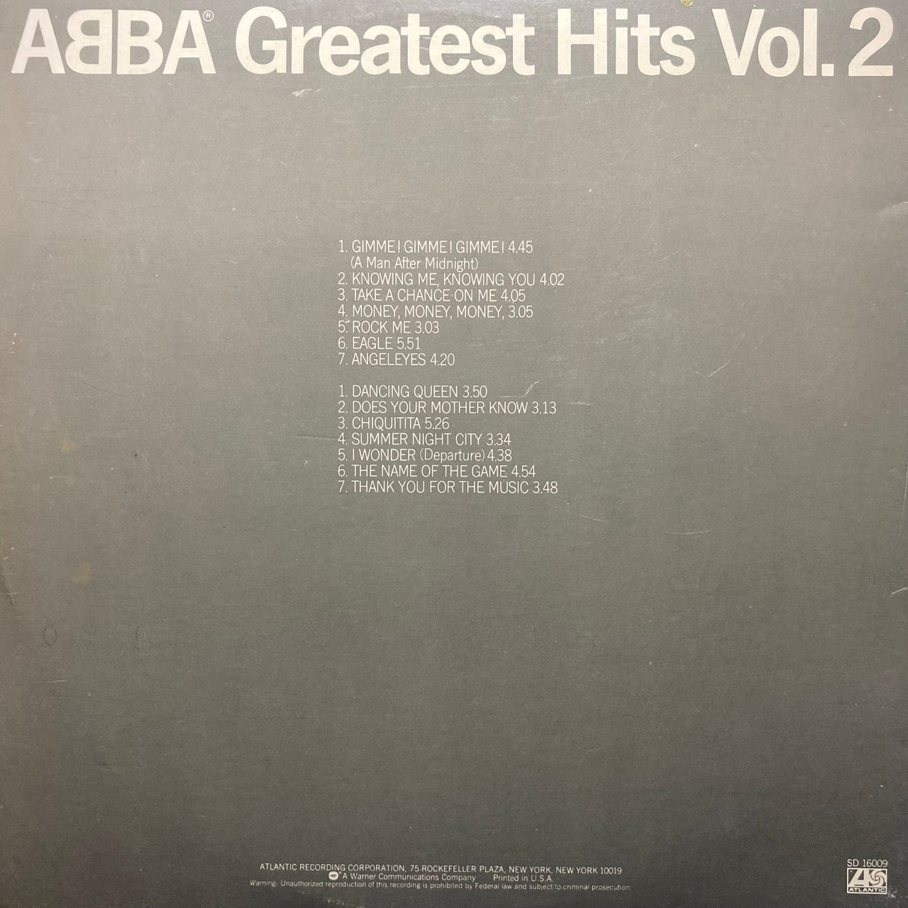 ABBA - Greatest Hits Vol. 2