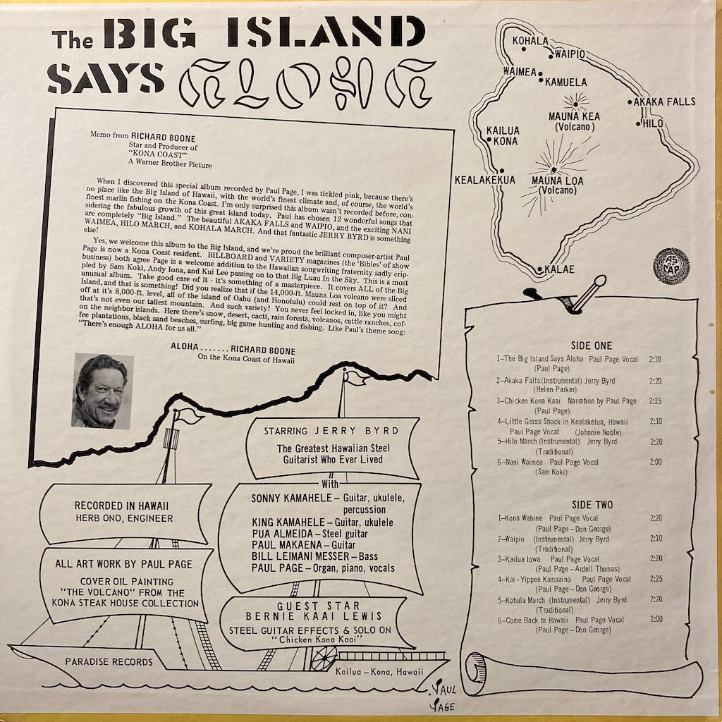 Jerry Byrd w// Paul Page - The Big Island Says Aloha