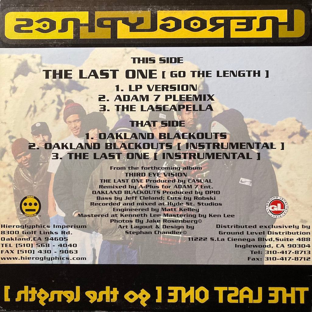 Hieroglyphics - The Last One [Go The Lenght]