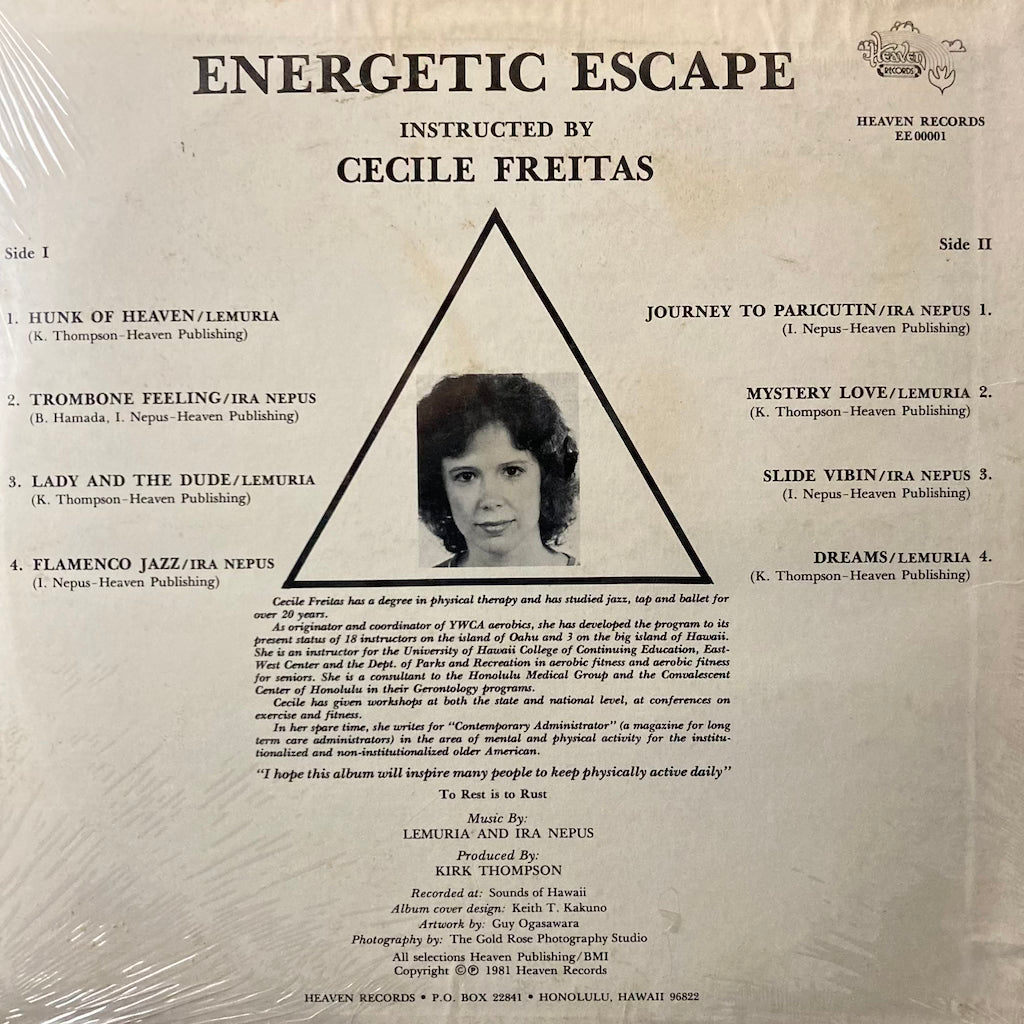 Cecile Freitas - Energetic Escape [SEALED] (Lemuria / Ira Nepus)
