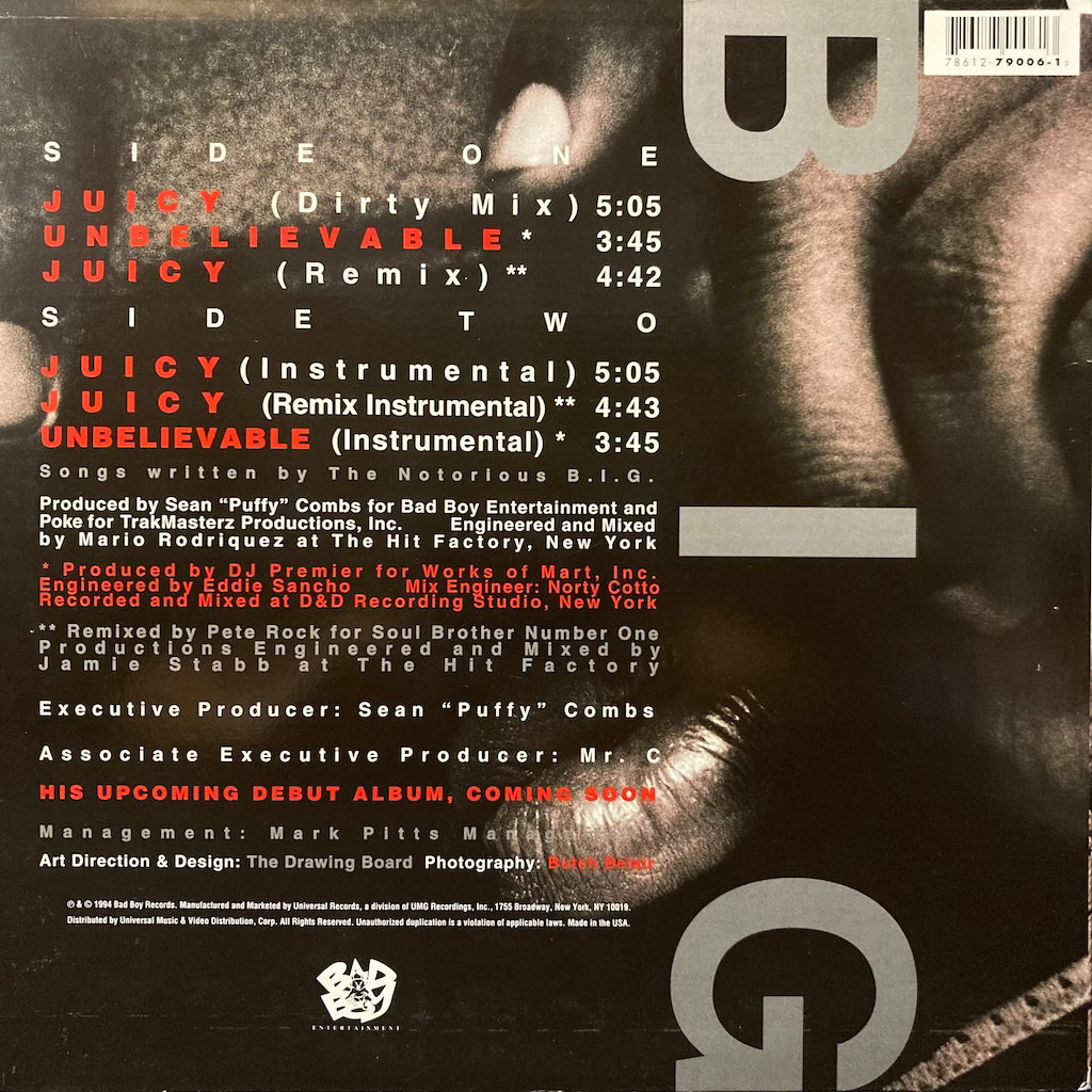 The Notorious BIG - Juicy [Original Press]