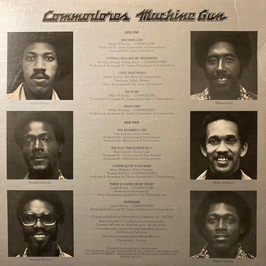 Commodores - Machine Gun