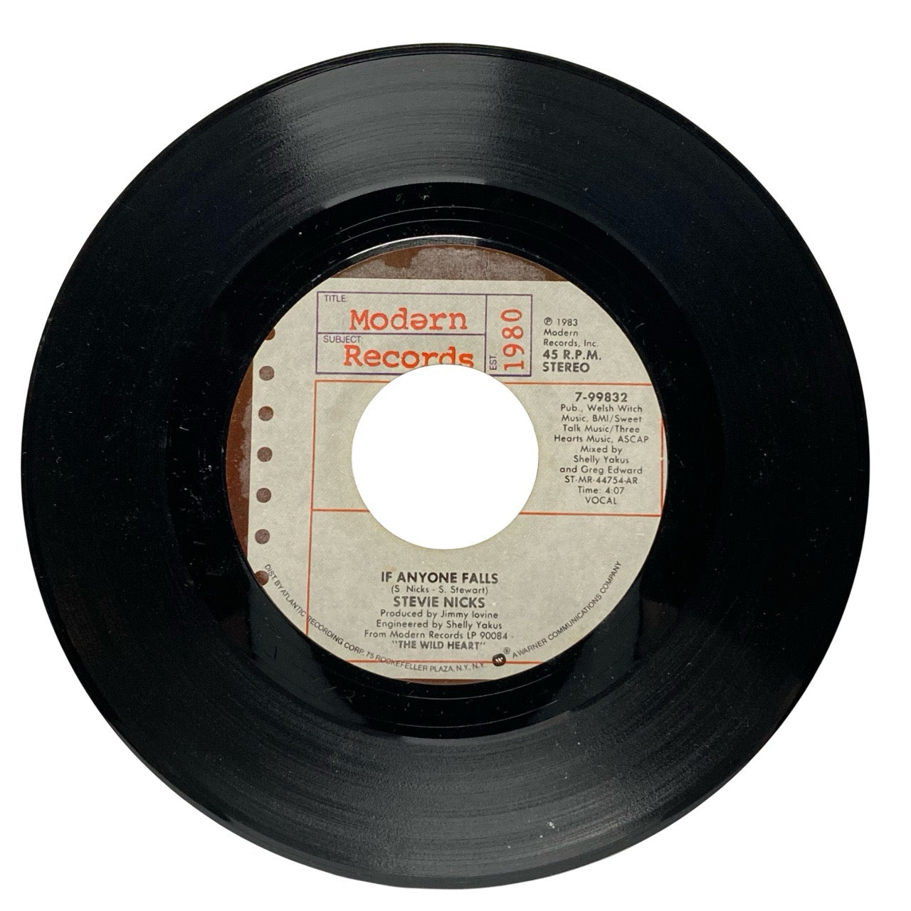 Stevie Nicks - If Anyone Falls / Wild Heart [7"]