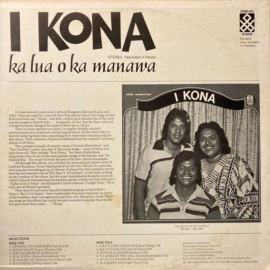 I Kona - Kalua O Ka Manawa