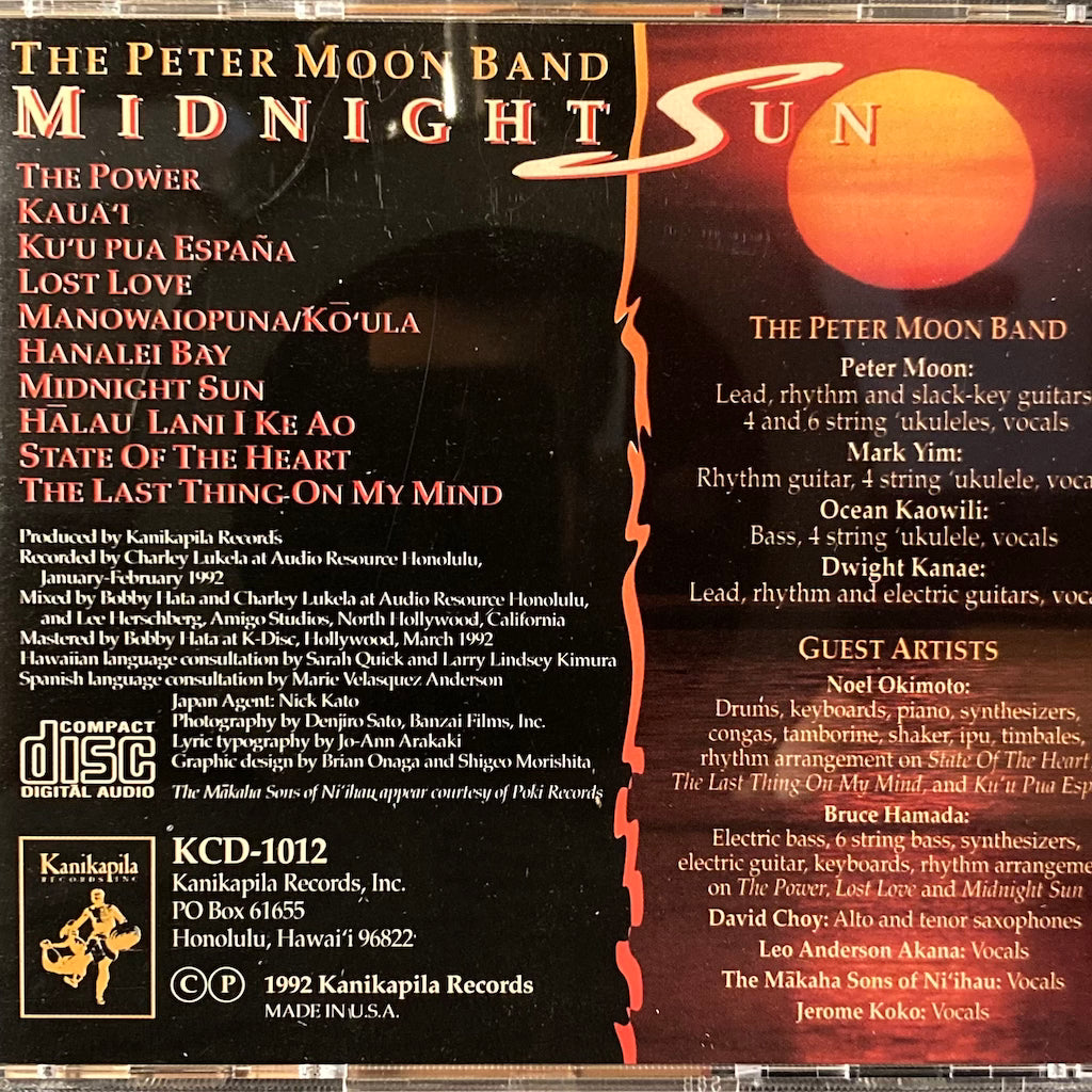 The Peter Moon Band - Modnight Sun [CD]