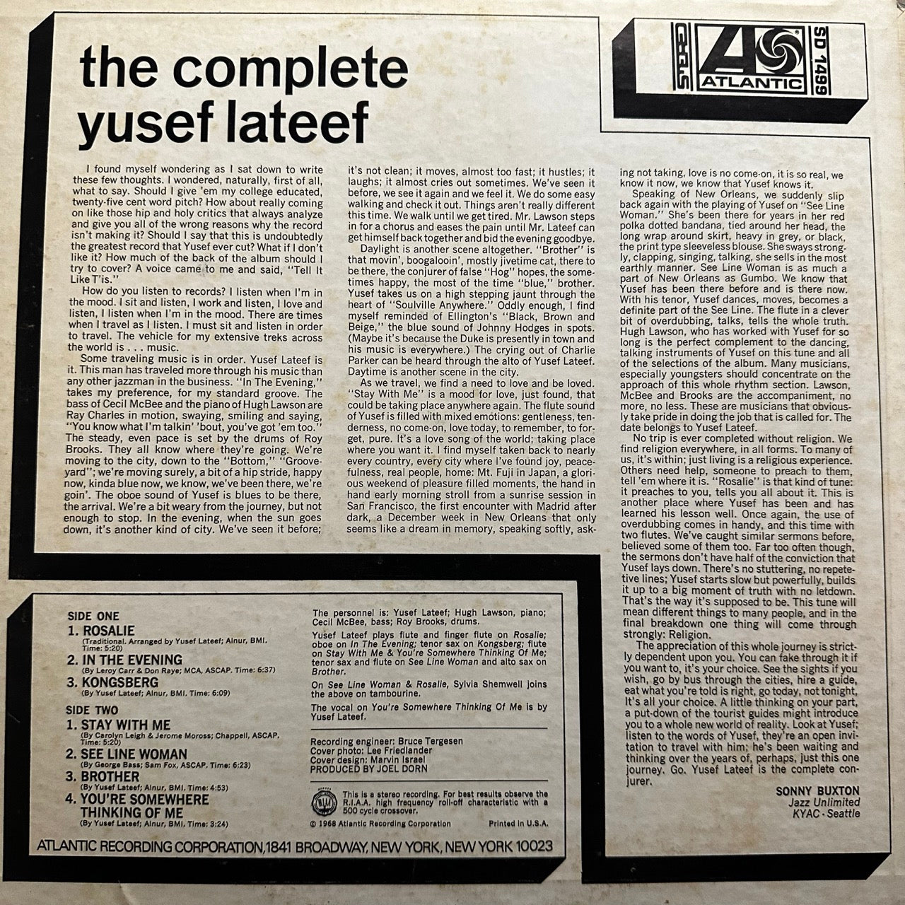 Yusef Lateef – The Complete Yusef Lateef