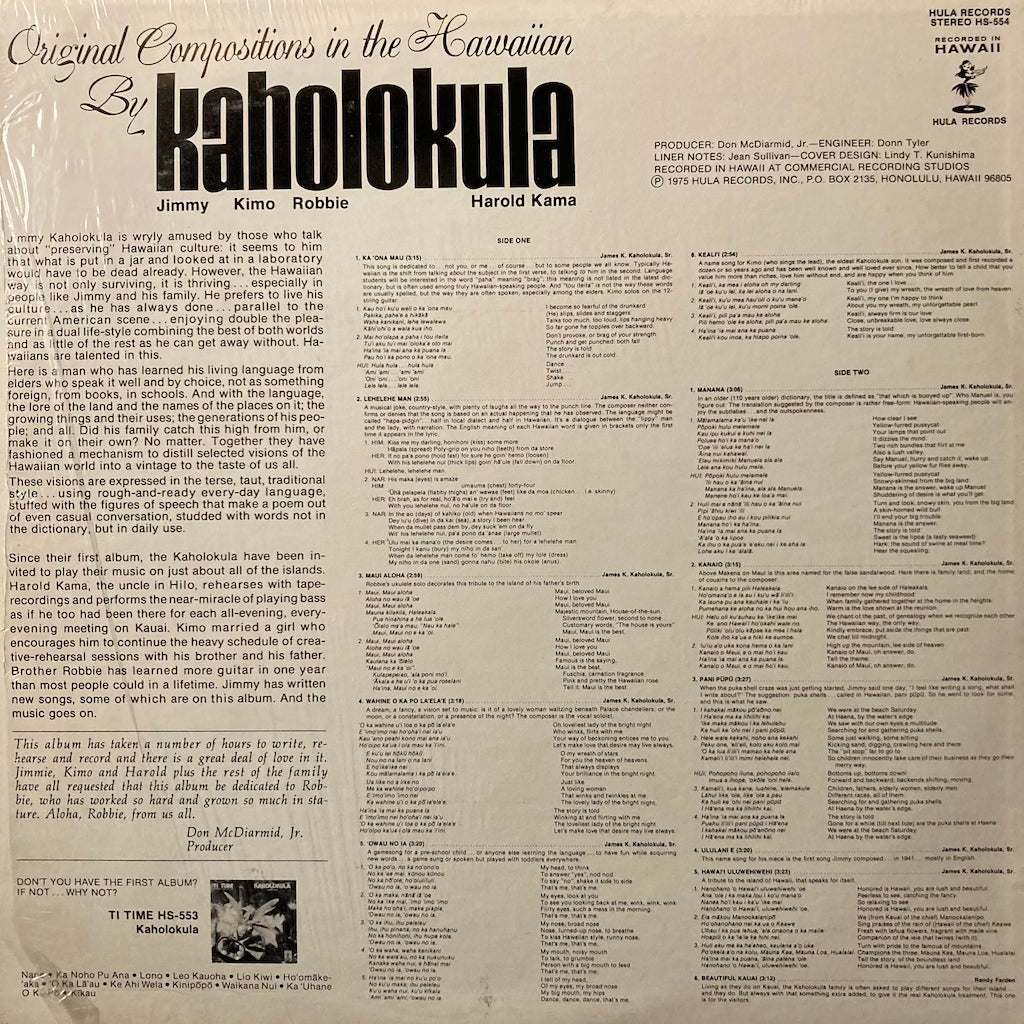 Kaholokula - Original Compositions by Kaholokula