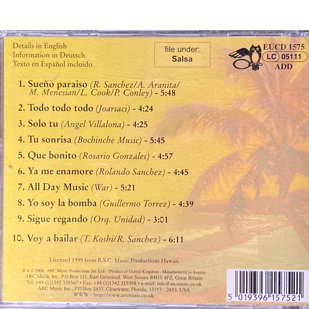 Rolando Sanchez & Salsa Hawaii - Salsa Hawaii [CD - Signed]