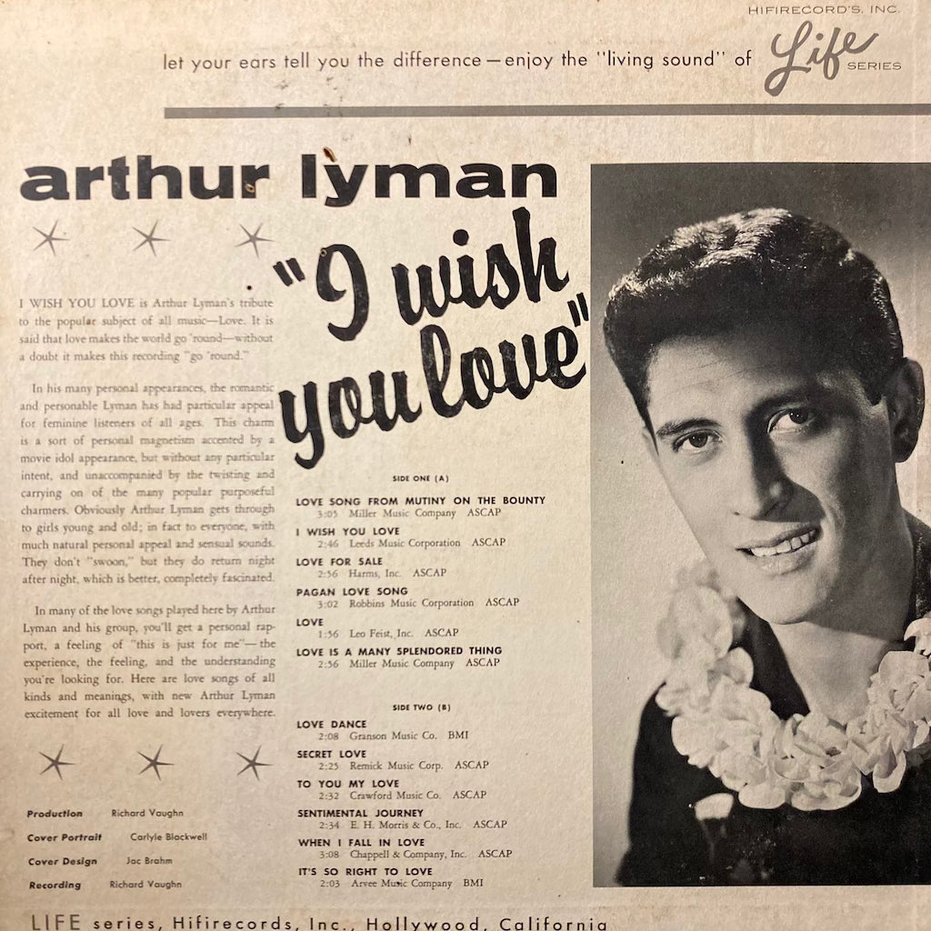 Arthur Lyman - I Wish You Love