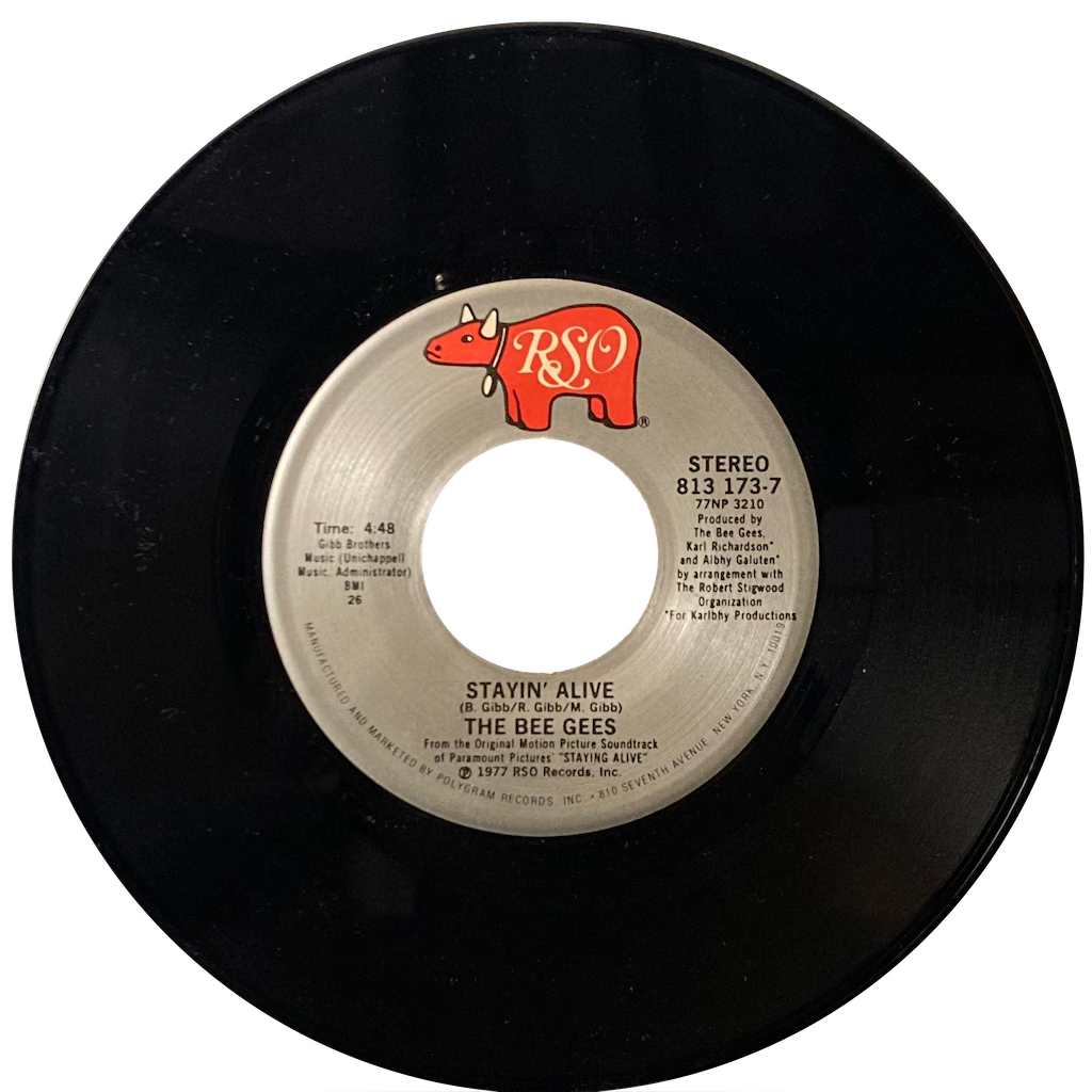 The Bee Gees - Stayin' Alive/The Woman In You [7"]