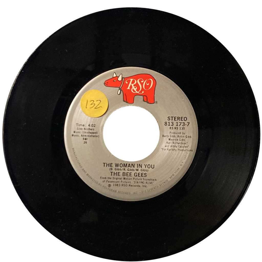 The Bee Gees - Stayin' Alive/The Woman In You [7"]