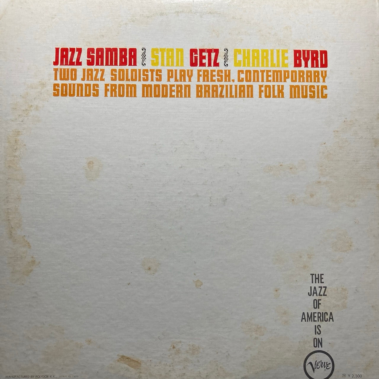 Stan Getz, Charlie Byrd - Jazz Samba