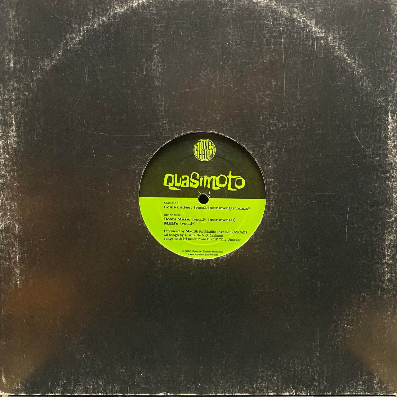 Quasimoto – Come On Feet / Boom Music [12"]