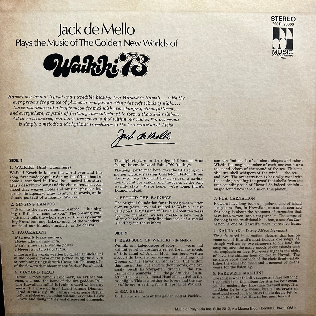 Hawaiian / Local / Hawaii – AGS Honolulu