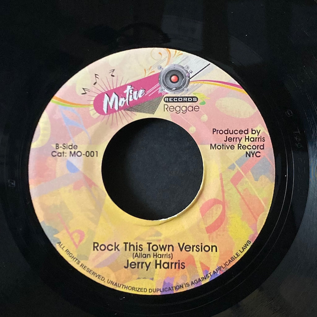 Jerry Harris - Rock This Town 7"
