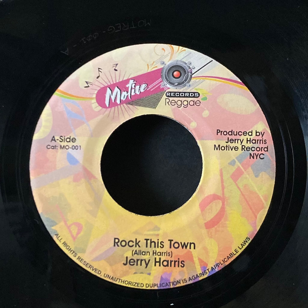 Jerry Harris - Rock This Town 7"